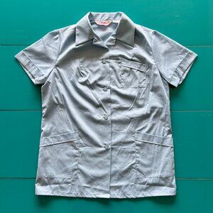 Vintage Simpsons-Sears Women's Uniform Blouse Size M